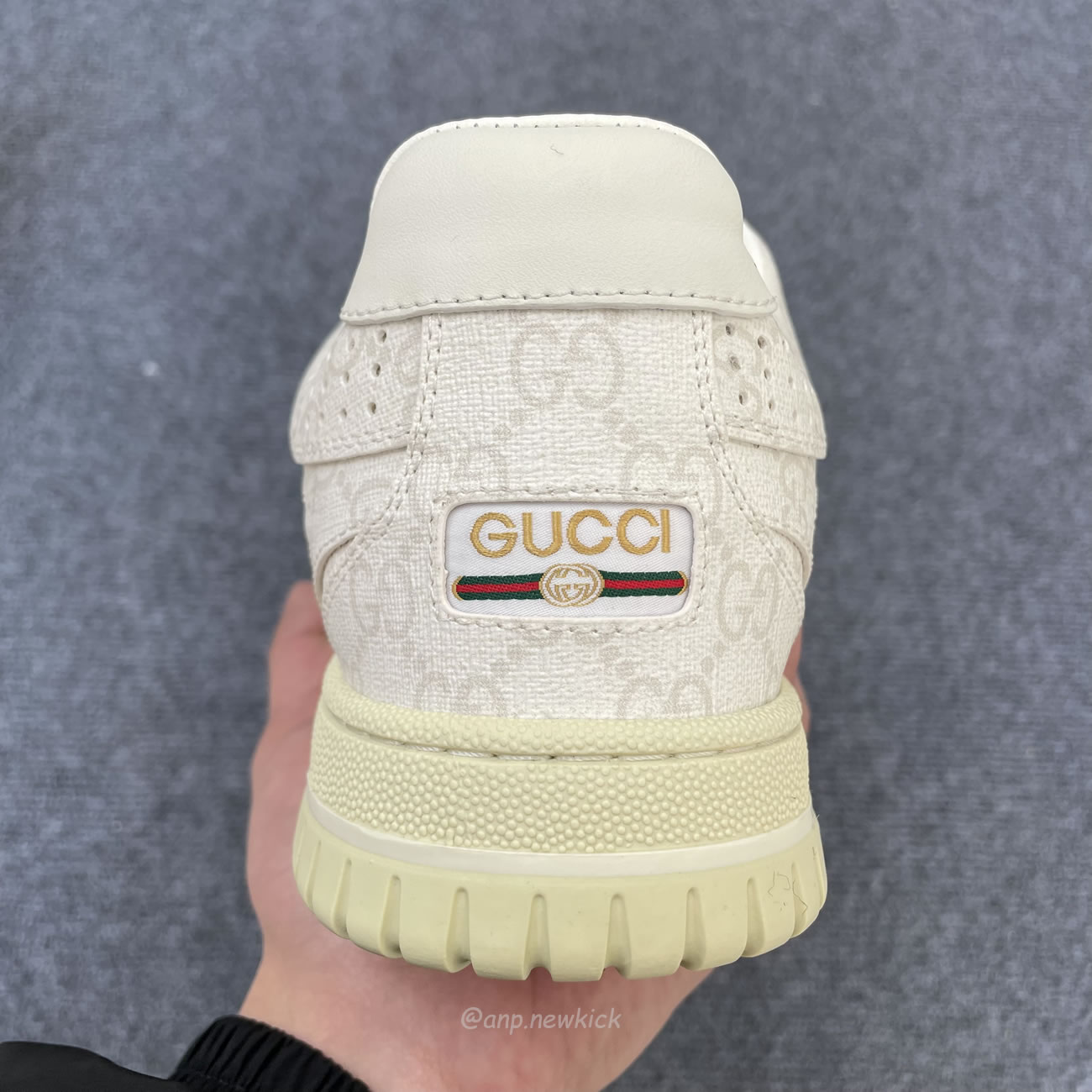 Gucci Re Web Gg Supreme Canvas Beige White 816818 Fad7v 9055 (7) - newkick.vip